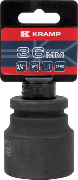Slagtop 3/4" 36 mm til professionel brug