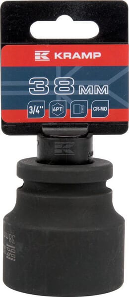 Slagtop 3/4" 38 mm | Robust topnøgle til slagnøgler
