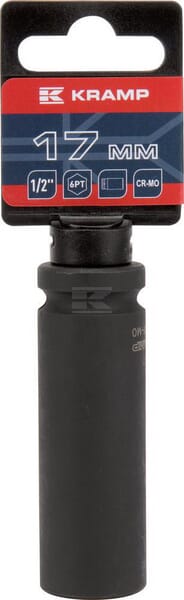 Kramp Slagtop, lang 1/2" 17 mm