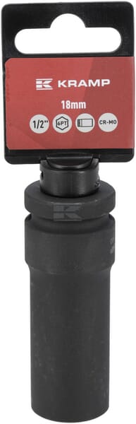 Slagtop lang 1/2" 18 mm