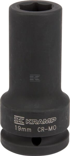 Slagtop lang 3/4" 19 mm til slagnøgler