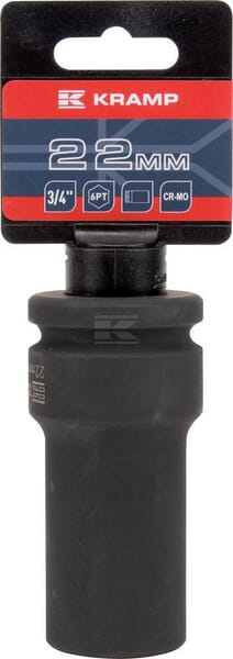 Slagtop lang 3/4" 22 mm