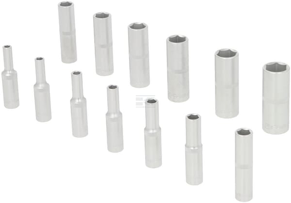Kramp Topnøglesæt 1/4" 6-kant, 13 dele
