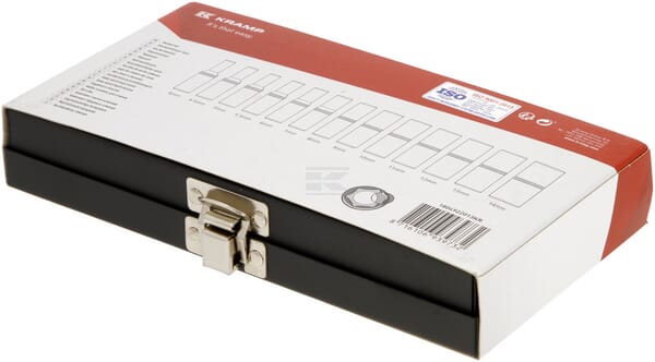 Kramp Topnøglesæt 1/4" 6-kant, 13 dele