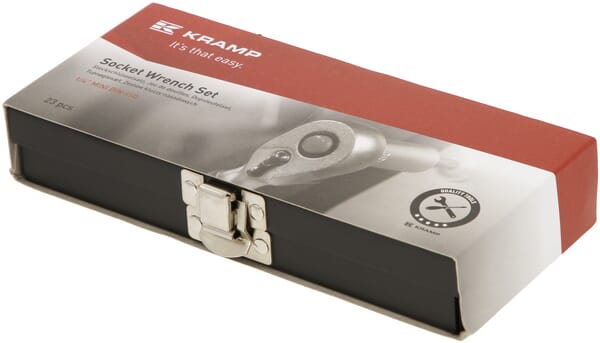 Kramp Topnøglesæt 1/4" mini 23 dele
