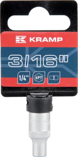 Topnøgle 6 kt 3/16" 1/4" med ophæng 25 mm