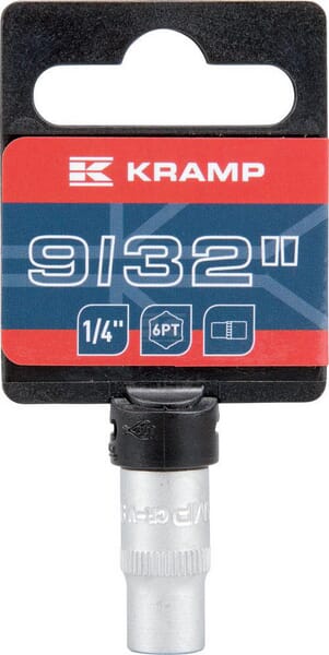 Kramp Top 1/4" 6-kant 9/32" Unbrako