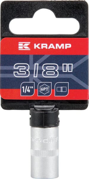 Kramp Top 1/4" 6-kant 3/8" fatning