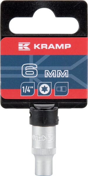 Kærv 1/4" Torx E6 Bit til præcisionsarbejde
