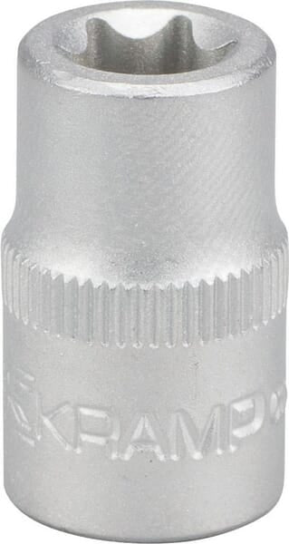 Kramp Topnøgle Torx E10, 1/4" indvendig, 25 mm længde