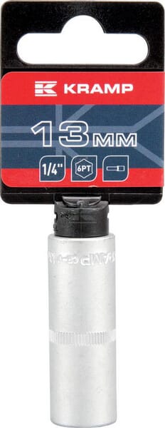 Top lang 1/4" 6 spidser 13 mm