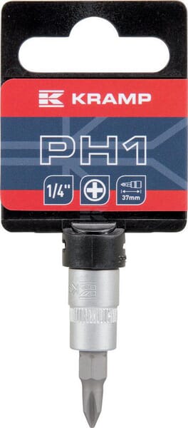 Skruetrækker bits-top 1/4" PH 1