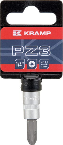 Skruetrækkerbit 1/4" PZ3 til præcisionsarbejde