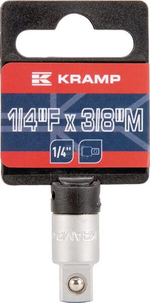 Kramp Adapter 1/4" indv. til 3/8" udv. topnøgle