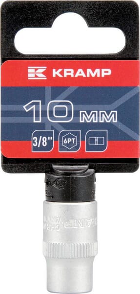 Topnøgle 3/8" 6-kant 10 mm, L 28 mm