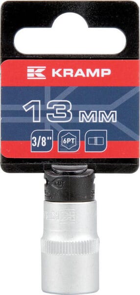 Topnøgle 3/8" 6-punkt 13 mm