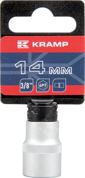Topnøgle 3/8" 6-kant 14 mm