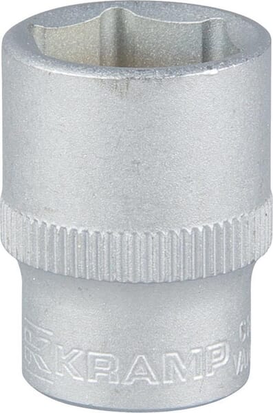 Kramp Topnøgle 3/8" 6 kt 15 mm med ophæng, L 28 mm