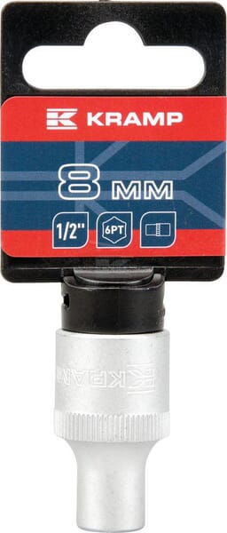 Kramp Topnøgle 1/2" 6-kant 8 mm