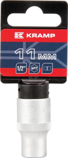 Topnøgle 1/2" 6-kant 11 mm – 38 mm længde