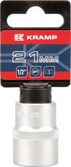 Topnøgle 1/2" 6 kt 21 mm, L 38 mm