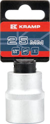 Topnøgle 1/2" 6-kant 25 mm, ophængt, L 42 mm