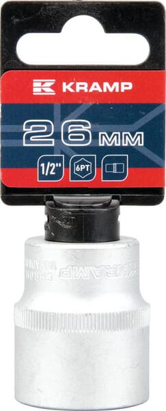 Kramp Topnøgle 1/2" 6-kant 26 mm