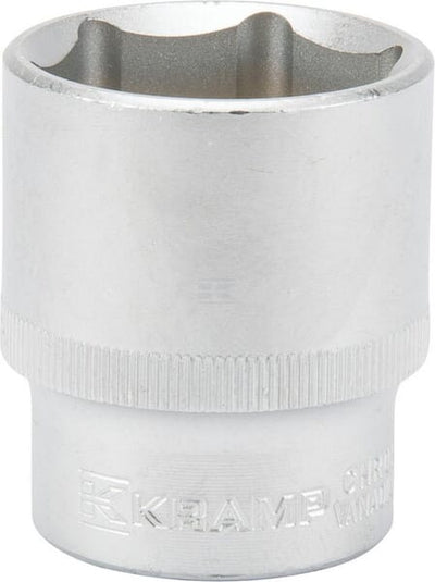 Kramp Topnøgle 1/2" 6-kant 30 mm, Længde 46 mm