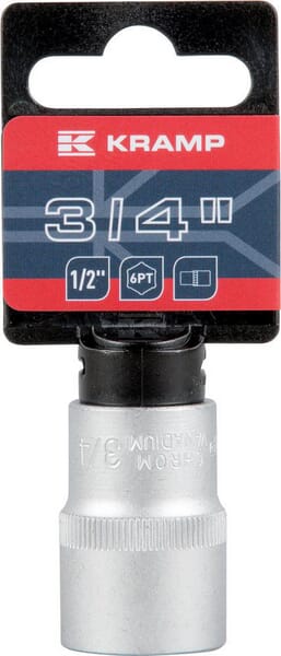 Topnøgle 1/2" 6-kant 3/4" – Robust Top