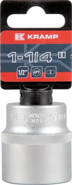 Topnøgle 1/2" 6-kant 1.1/4" med ophæng 38 mm