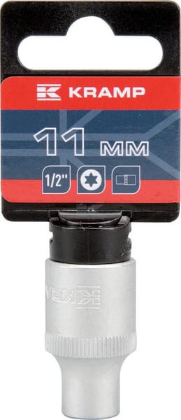 Topnøgle Torx E11 1/2" Kærv