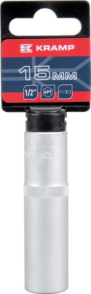 Kramp Lang Topnøgle 1/2" x 15 mm