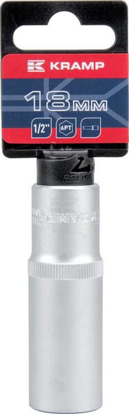 Topnøgle lang 1/2" x 18 mm med SB ophæng