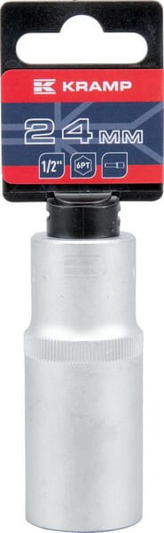 Kramp Lang Topnøgle 1/2" 6-kant 24 mm