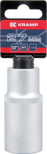 Kramp Topnøgle 1/2" 6-kant lang 27 mm