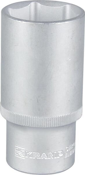 Kramp Topnøgle 1/2" 6-kant lang 30 mm