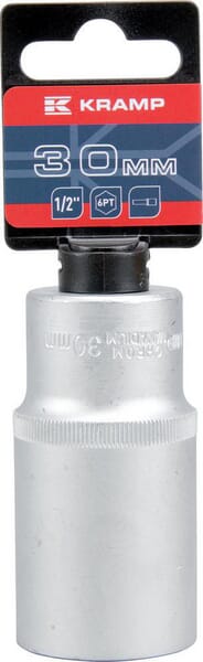 Kramp Topnøgle 1/2" 6-kant lang 30 mm
