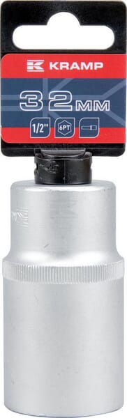 Topnøgle 1/2" 6-kant lang 32 mm | SB