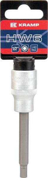 Topnøgle Unbrako Lang 1/2" 6 mm L 100 mm