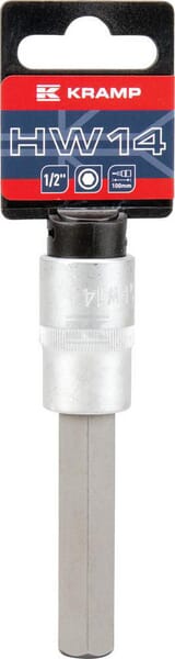 Kramp Skruetrækker Bittop Lang 1/2" Sekskant 14 mm