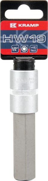 Topnøgle 1/2" Unbrako Lang 19 mm, L 100 mm