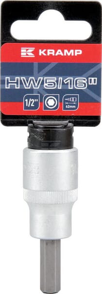SB Topnøgle Unbrako 1/2" 5/16" L 62 mm
