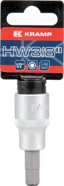Kramp Skruetrækker Bittop 1/2", Sekskantet 3/8"