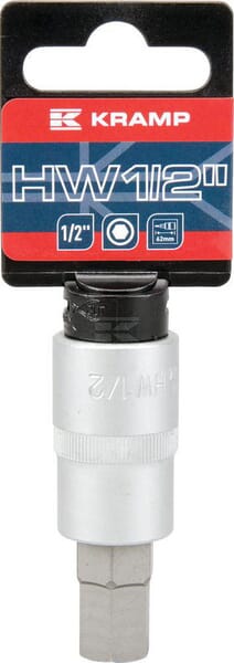Kramp Topnøgle Unbrako 1/2" SB med ophæng L 62 mm