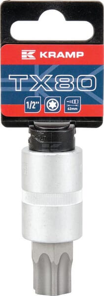 Topnøgle 1/2" Torx TX 80