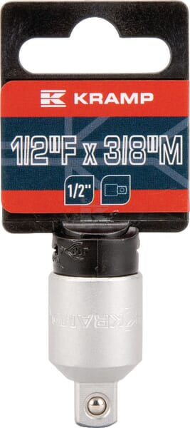 Powerhand Adapter 1/2" til 3/8" – Reducer