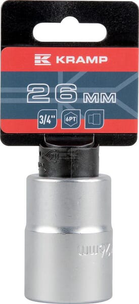 Kramp Fatning 3/4" 6-punkt 26 mm Topnøgle
