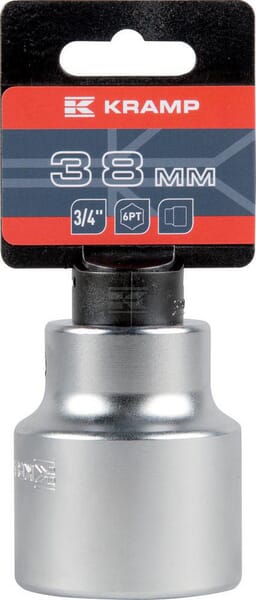 Kramp Topnøgle 3/4" 6-kant 38 mm