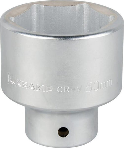 Topnøgle 3/4" 6-kant 50 mm, lang model