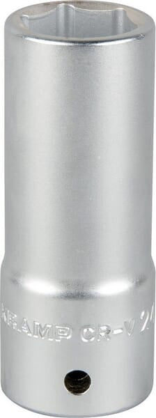 Topnøgle 3/4" 6-kant lang 24 mm, 90 mm længde